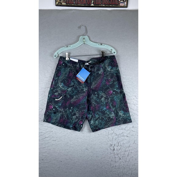 Columbia Other - Columbia PFG Ravina Gardens Boardshort Womens 8 Black Koi Fish Omni-Shield